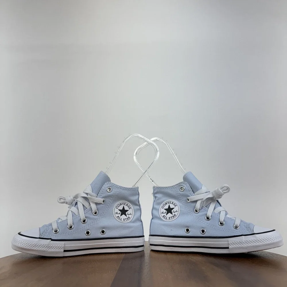 New Little Kids Converse Chuck Taylor All Star Hi Blue Supermoon Sneakers Sz 13